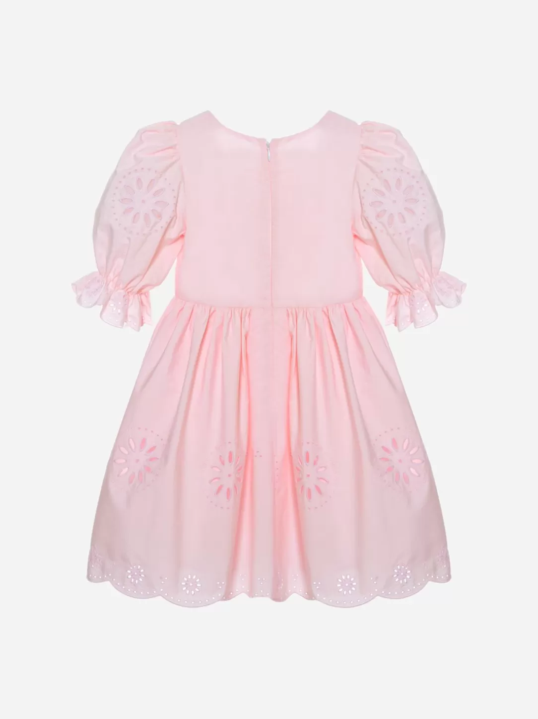 Girl Patachou Girls Embroidered Dress With Bow