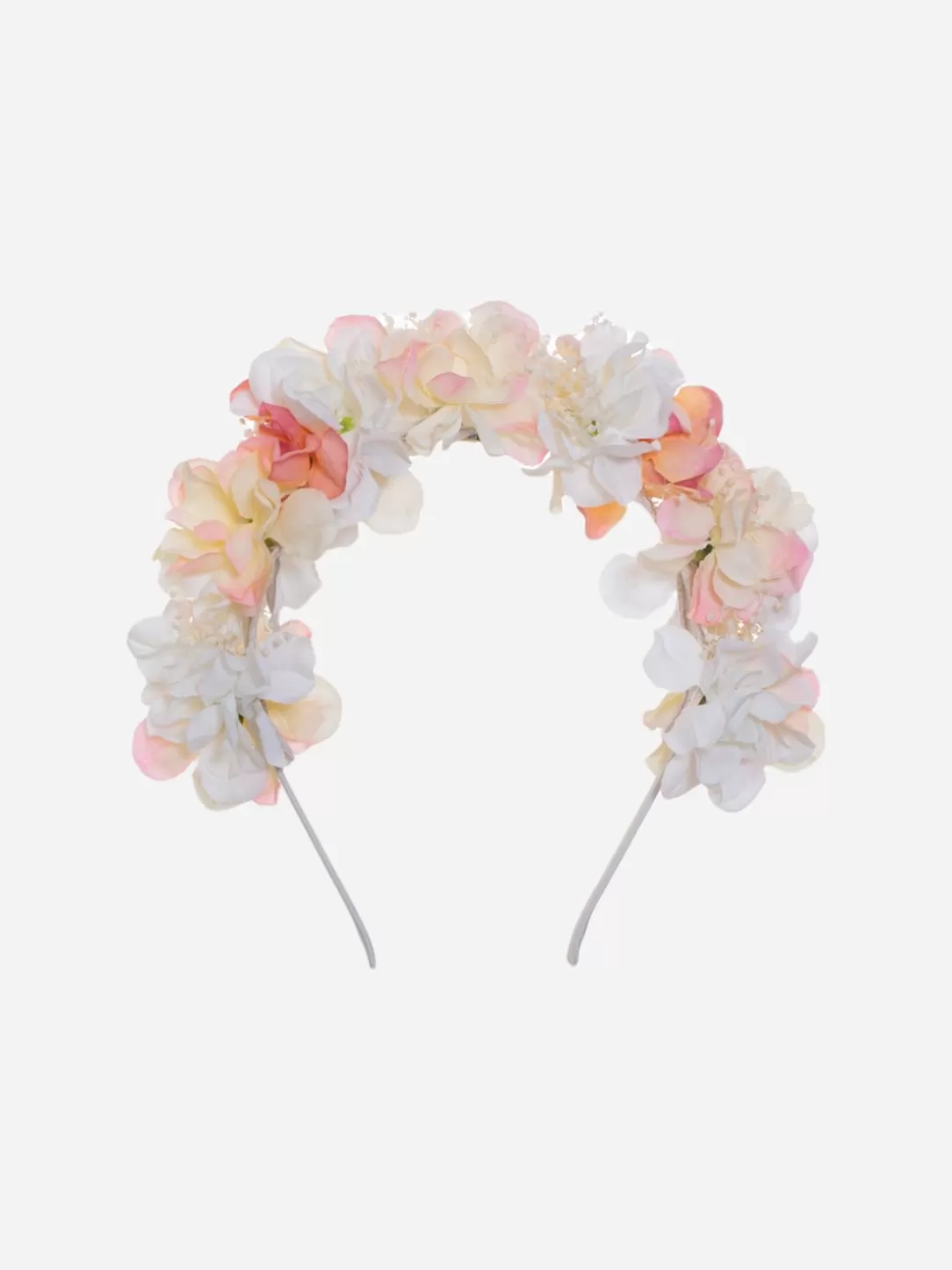 Girl Patachou Girls Headband With Decorative Flowers