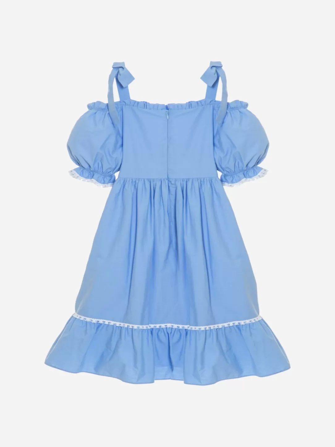 Girl Patachou Girls Light Blue Strapless Dress