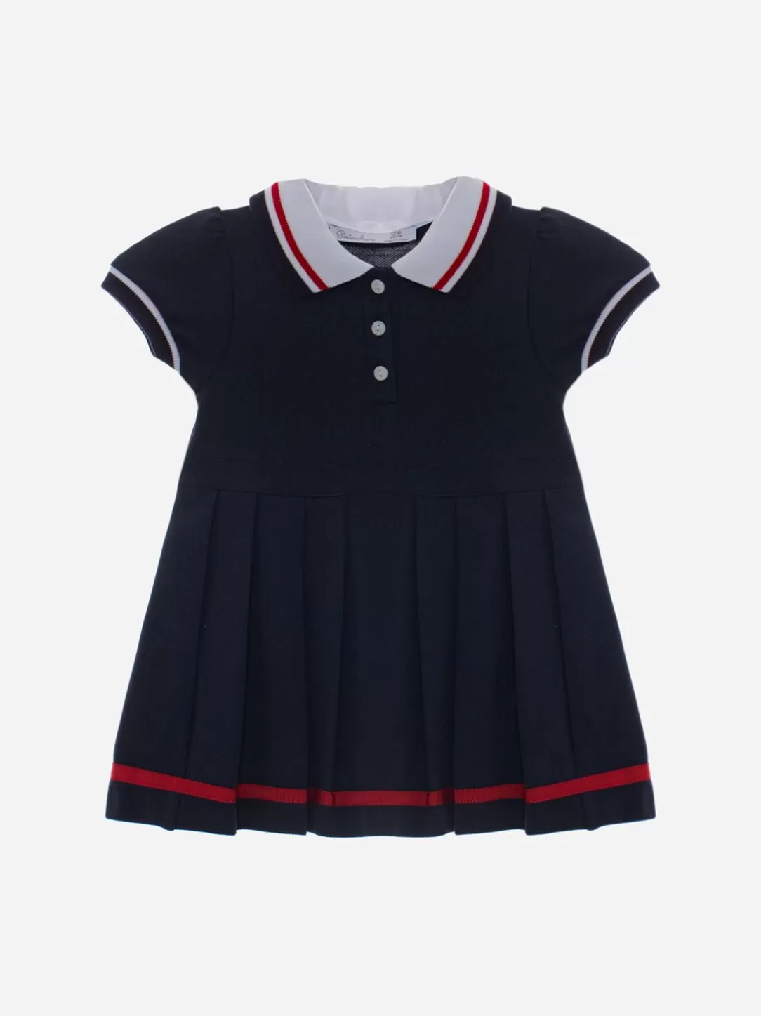 Baby Patachou Girls Navy Blue Dress