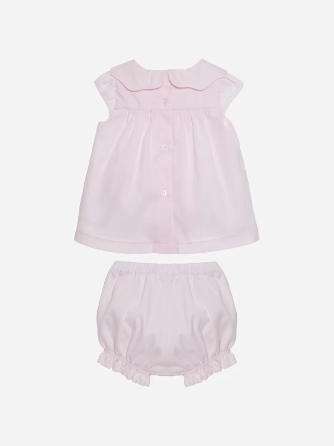 Baby Patachou Girls Pink Blouse And Shorts Set