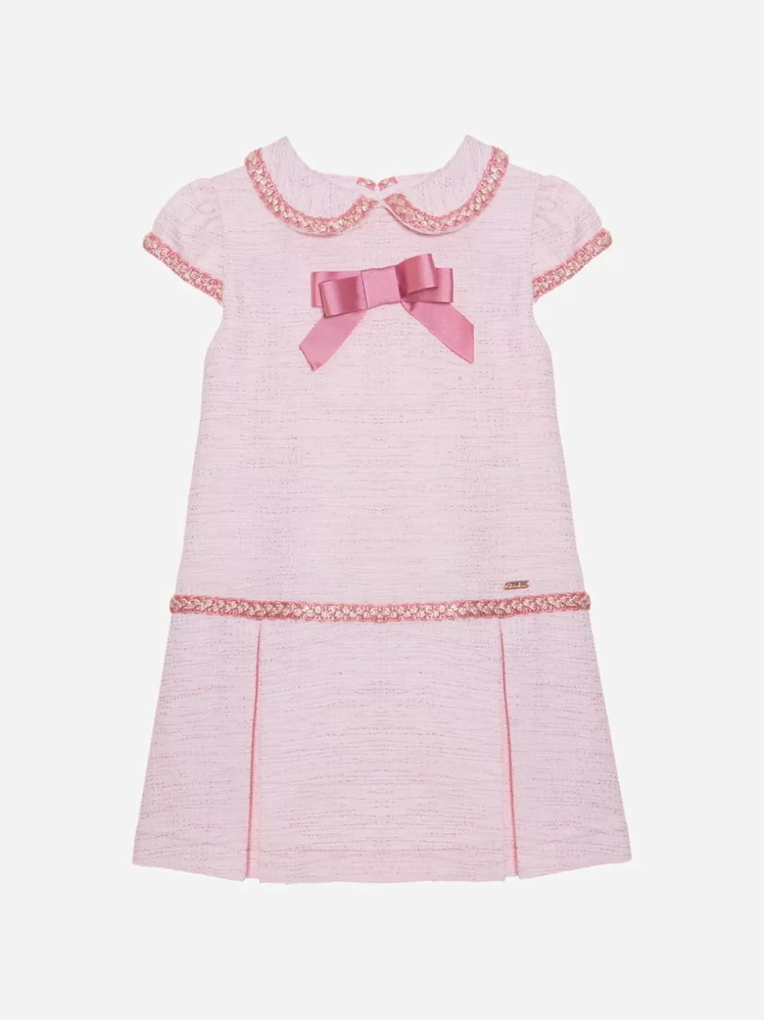 Girl Patachou Girls Pink Dress With Bow