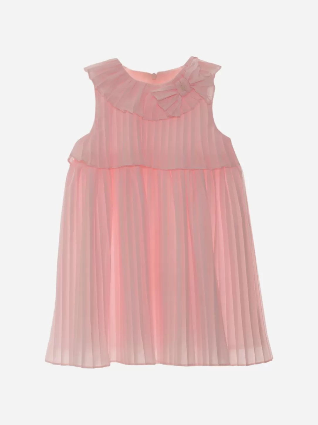 Baby Patachou Girls Pink Dress With Lace