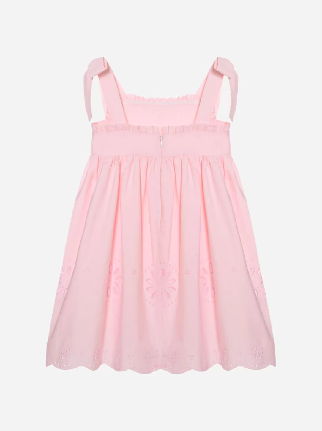 Girl Patachou Girls Pink Embroidered Dress