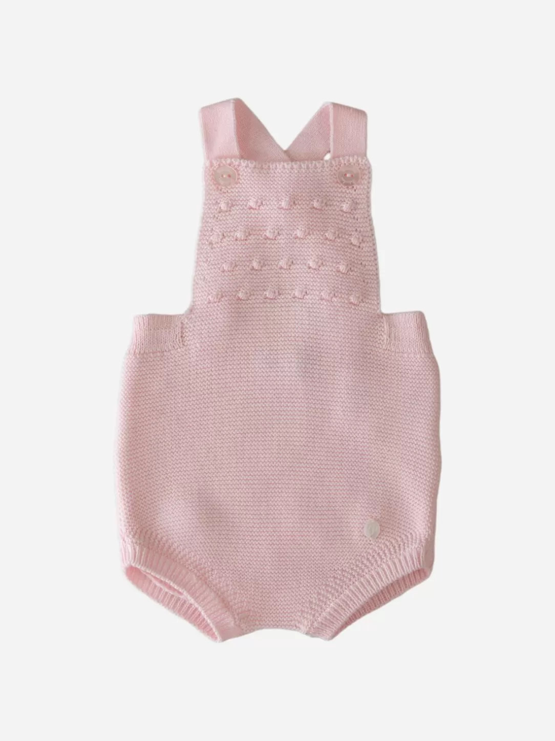 Baby Patachou Girls Pink Knit Jumpsuit