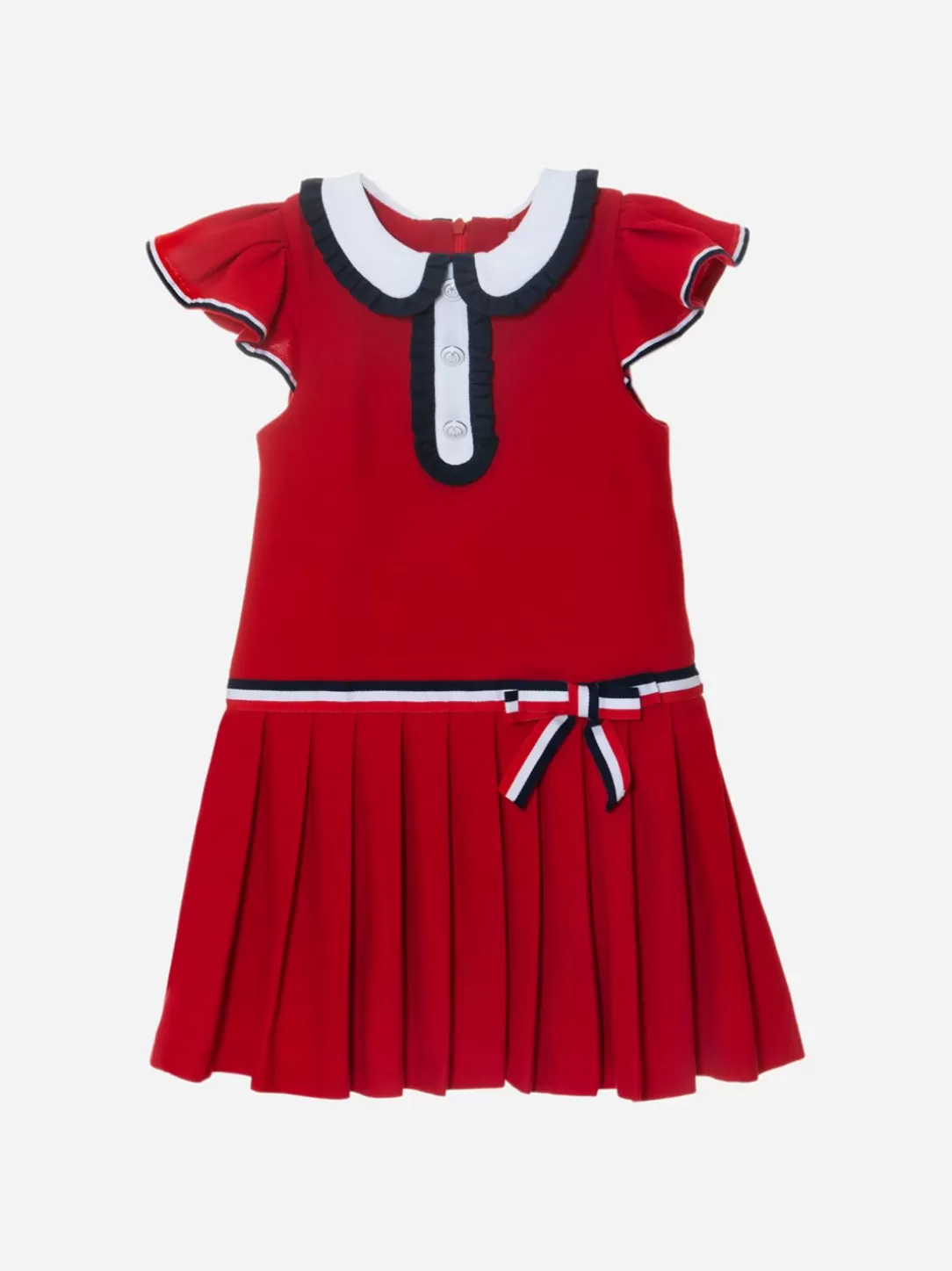 Girl Patachou Girls Red Dress With Bow