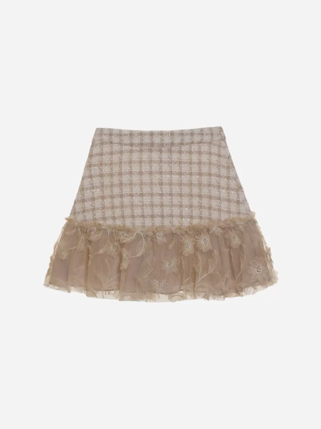 Girl Patachou Girls Skirt With Golden Pattern