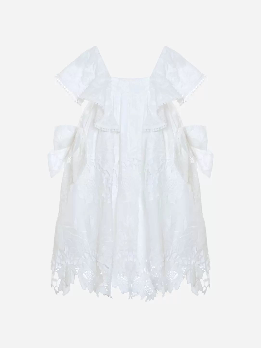 Girl Patachou Girls White Lace Dress