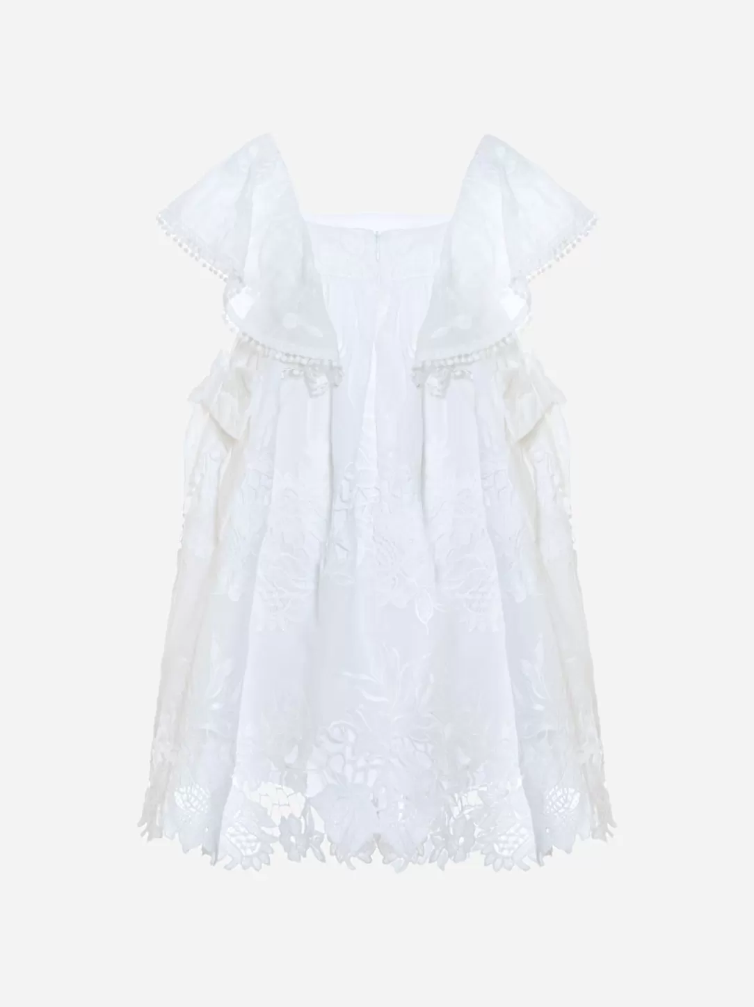 Girl Patachou Girls White Lace Dress