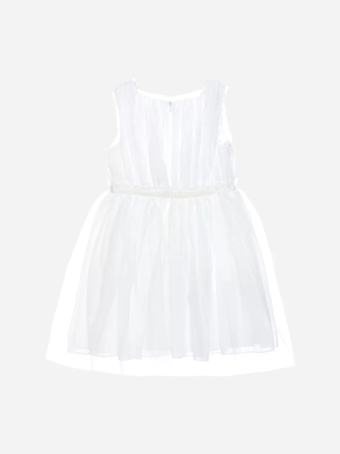 Girl Patachou Girls White Tulle Dress