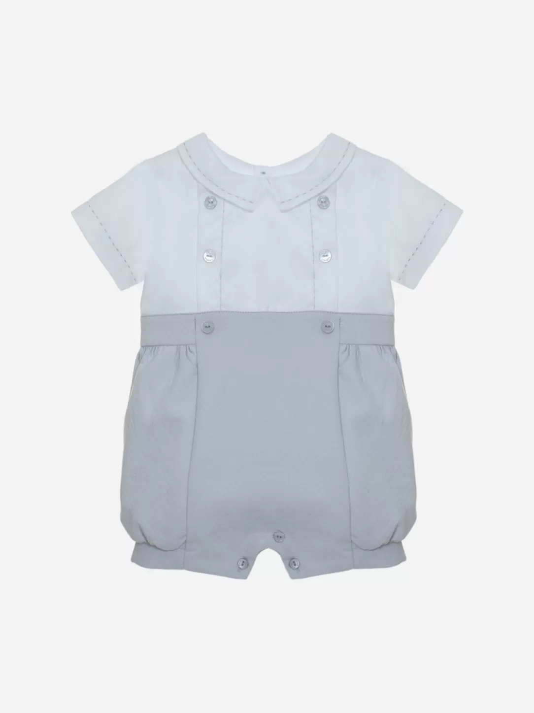 Baby Patachou Gray Baby Boy Jumpsuit