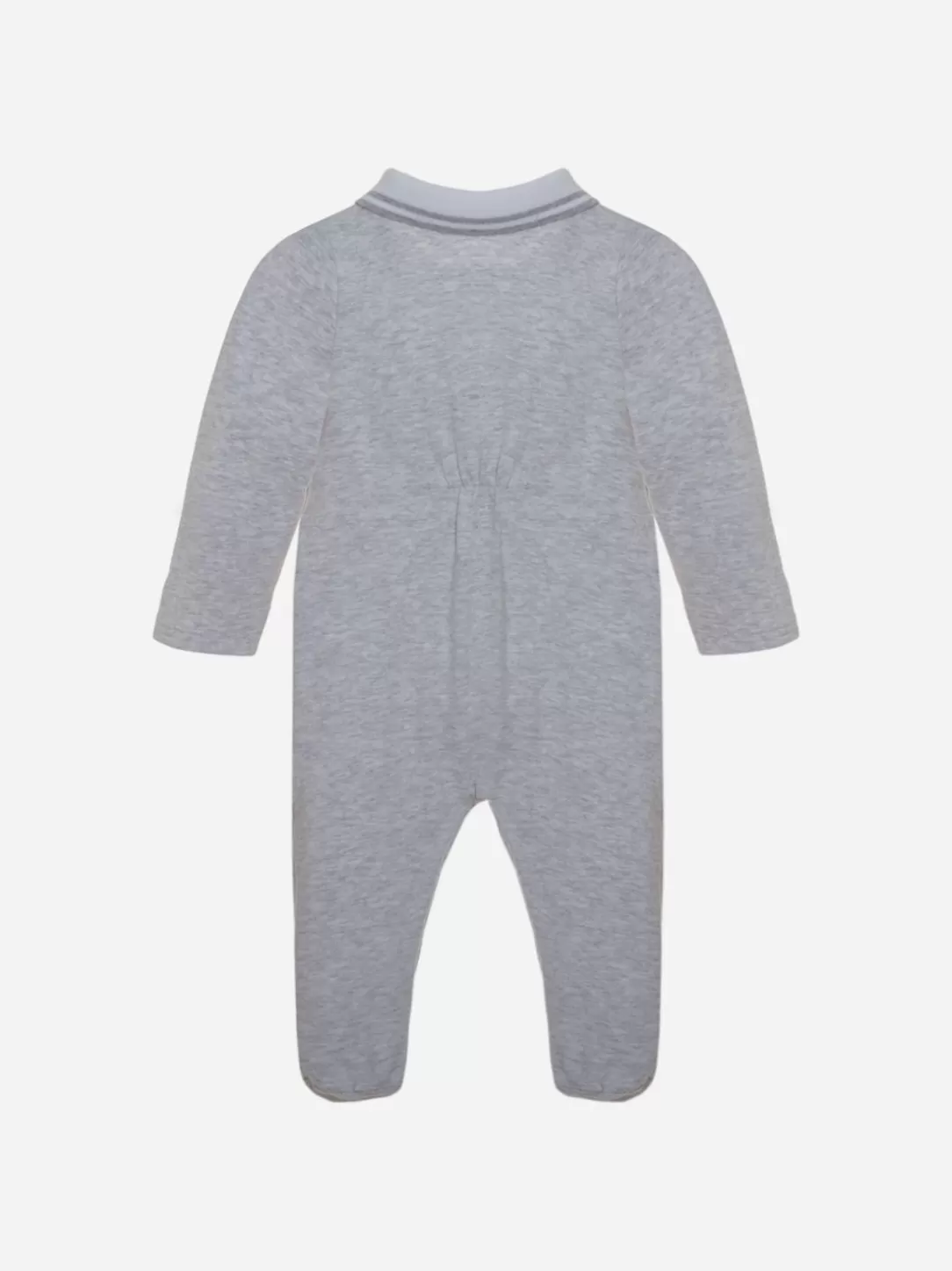 Baby Patachou Gray Jersey Baby Boy Babygrow