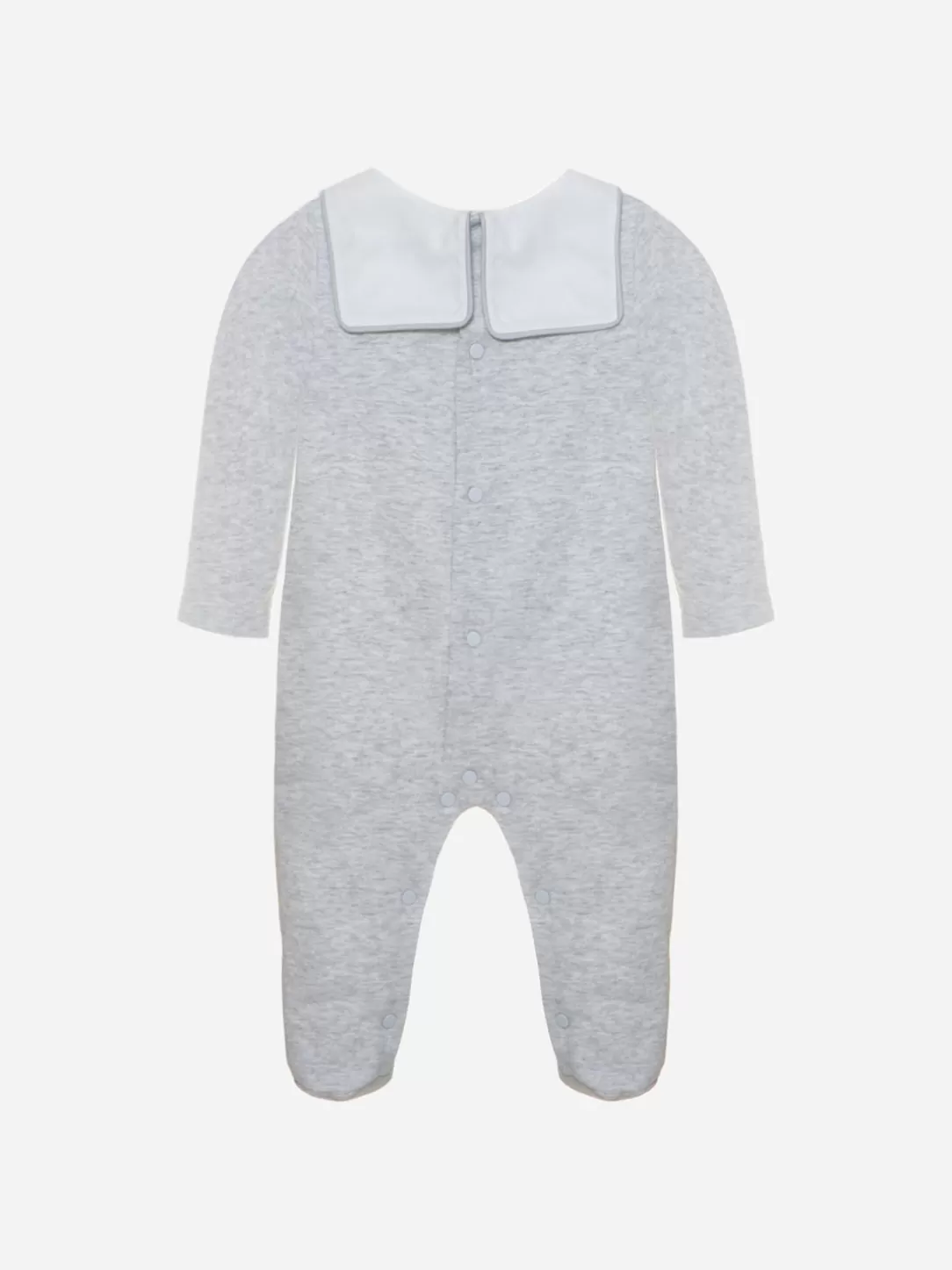 Baby Patachou Gray Jersey Babygrow