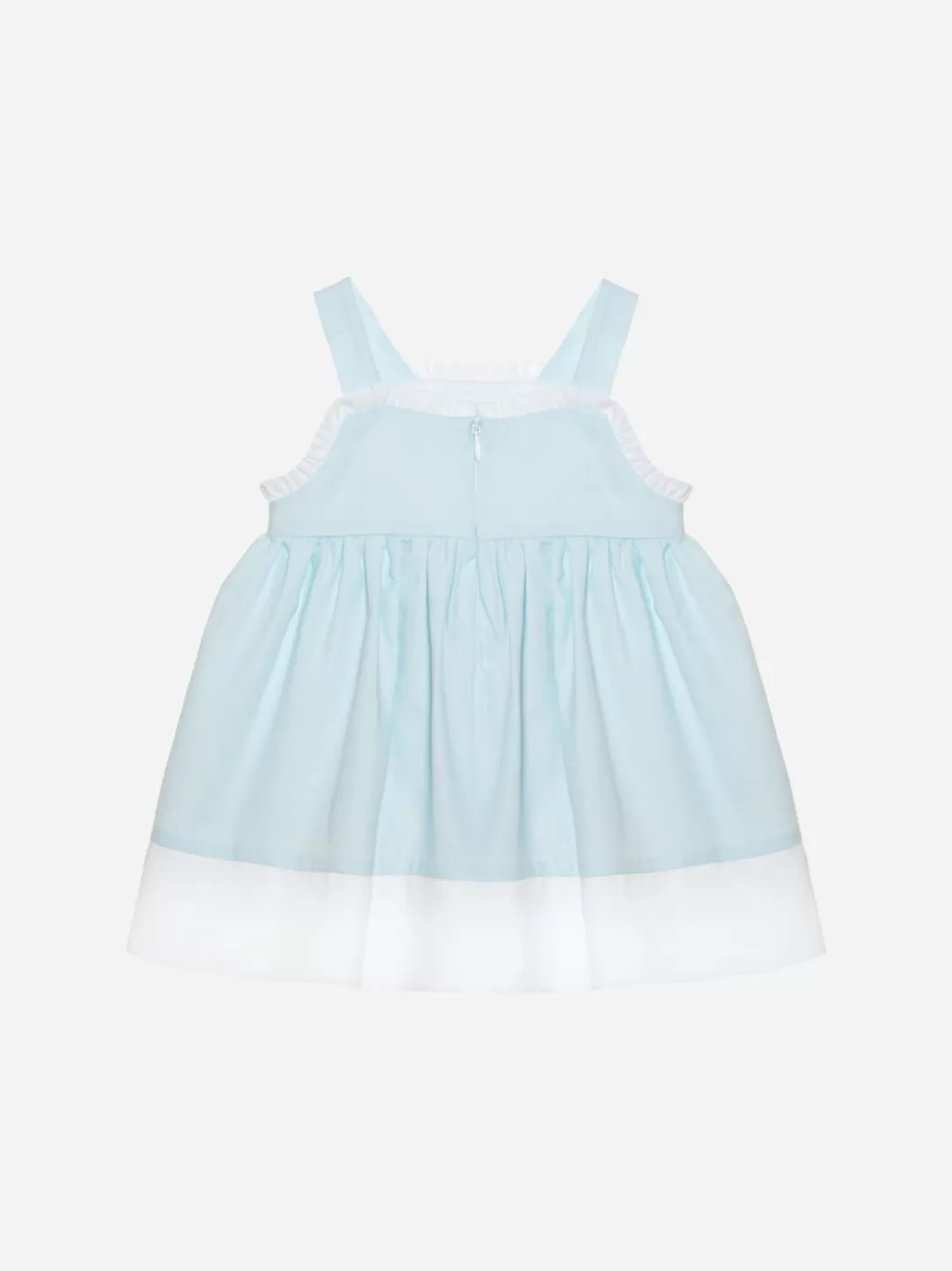 Baby Patachou Green Water Dress Made In Poplin