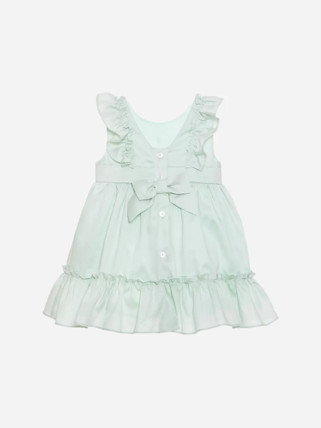 Baby Patachou Green Water Dress Made In Voile