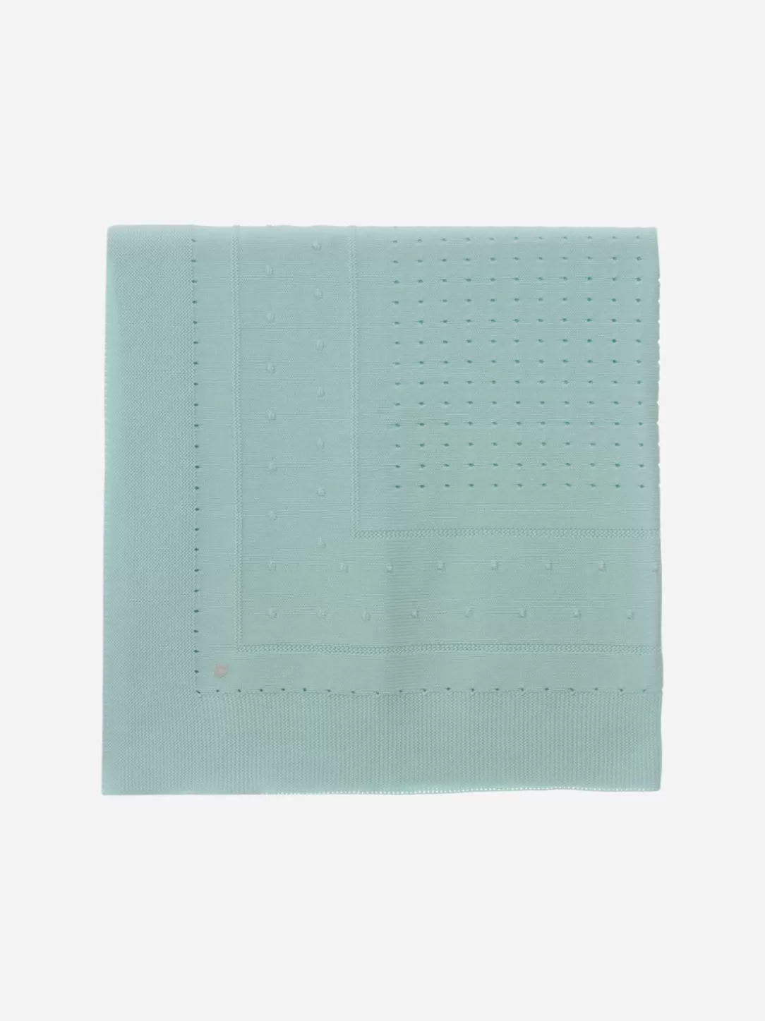 Baby Patachou Green Water Knit Blanket