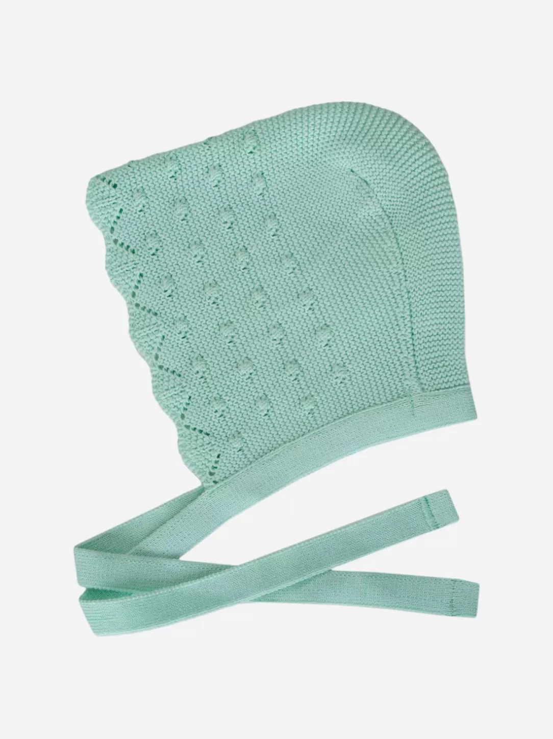 Baby Patachou Green Water Knitted Unisex Bonnet