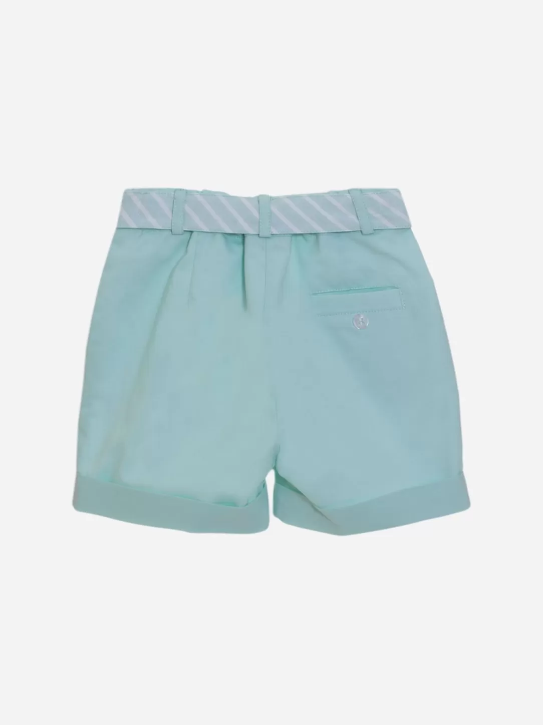 Baby Patachou Green Water Linen Boys Shorts