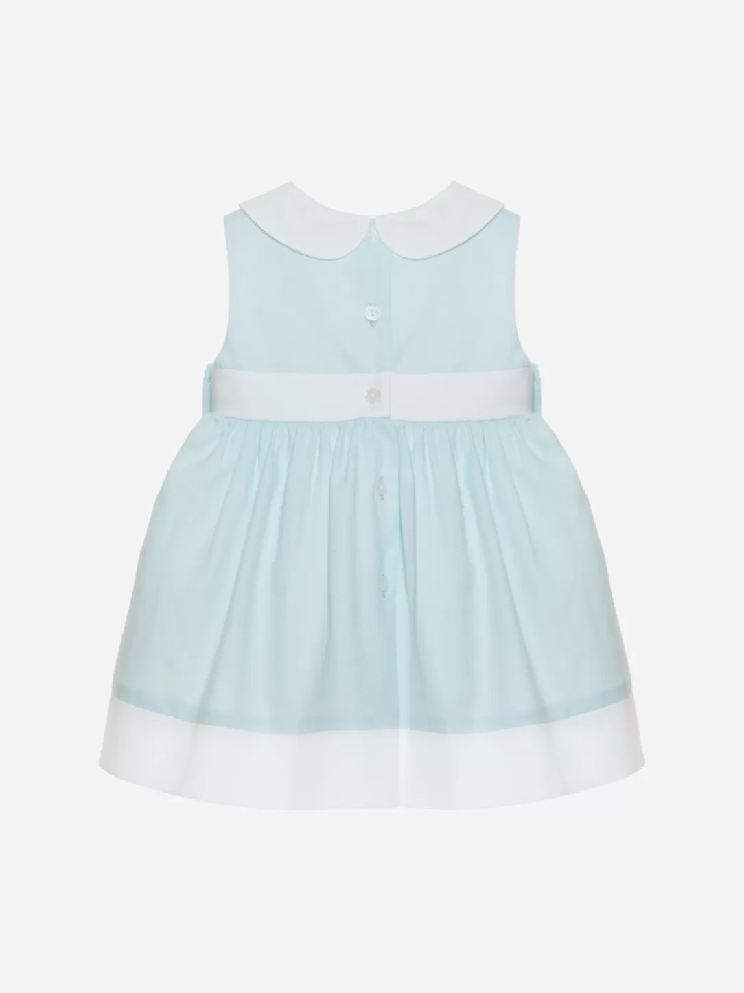 Baby Patachou Green Water Poplin Dress