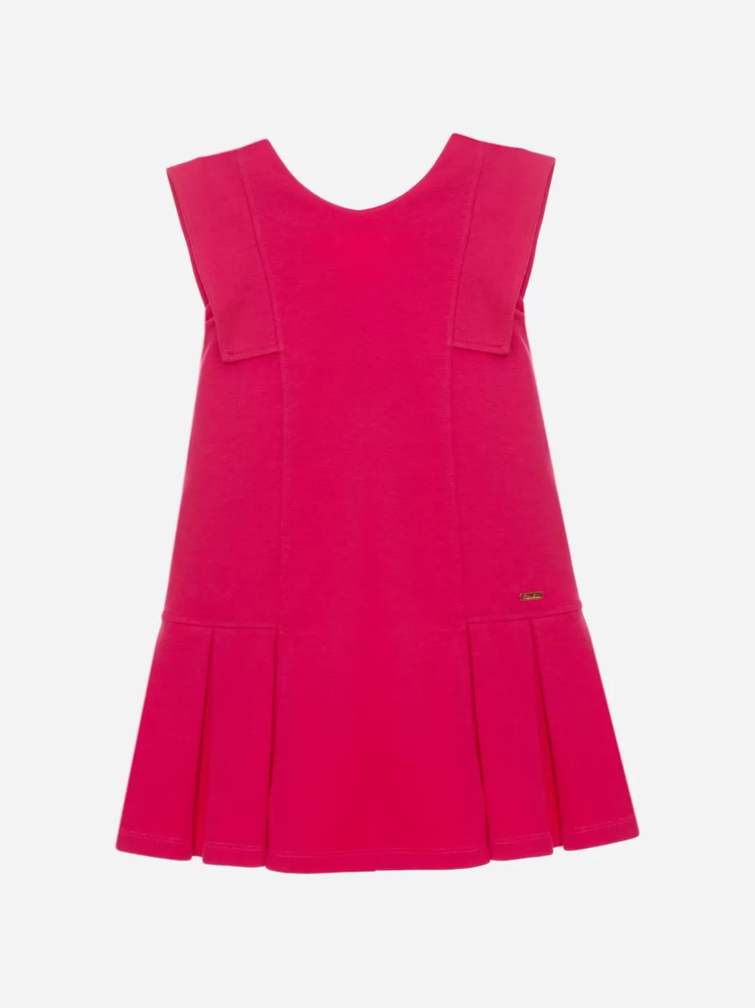 Girl Patachou Kids Girl Tank Dress In Fucshia