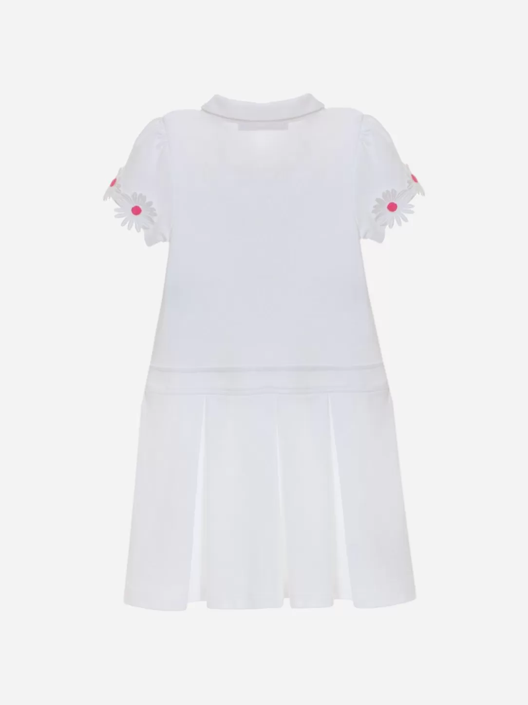 Girl Patachou Kids Girl White Polo Dress