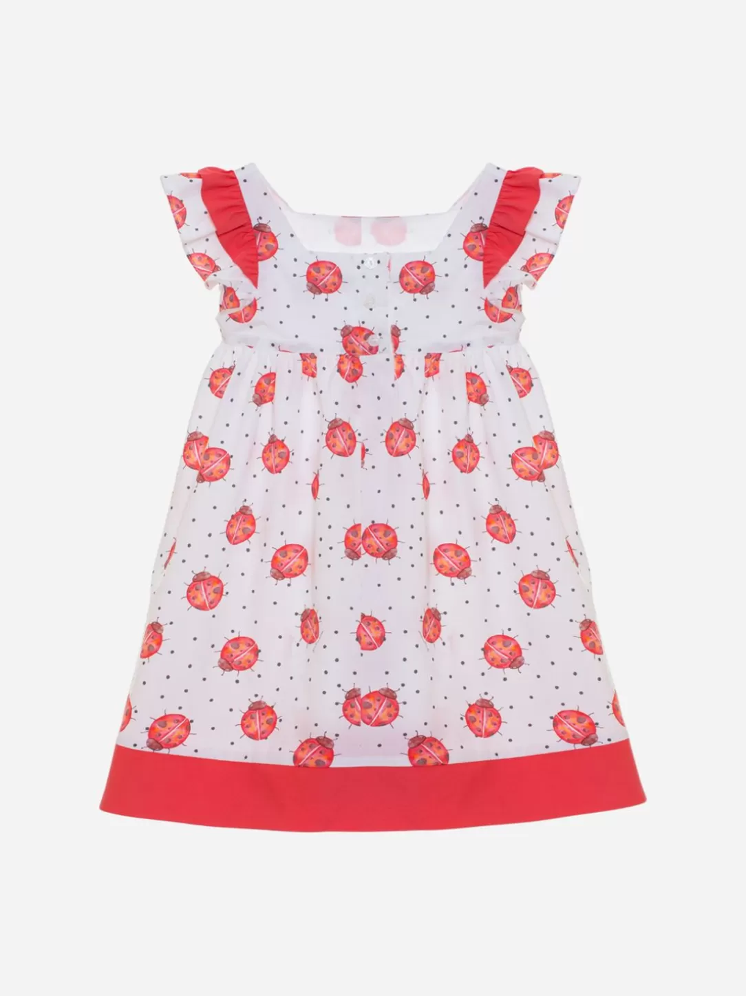 Baby Patachou Lady Bug Print Girls Dress