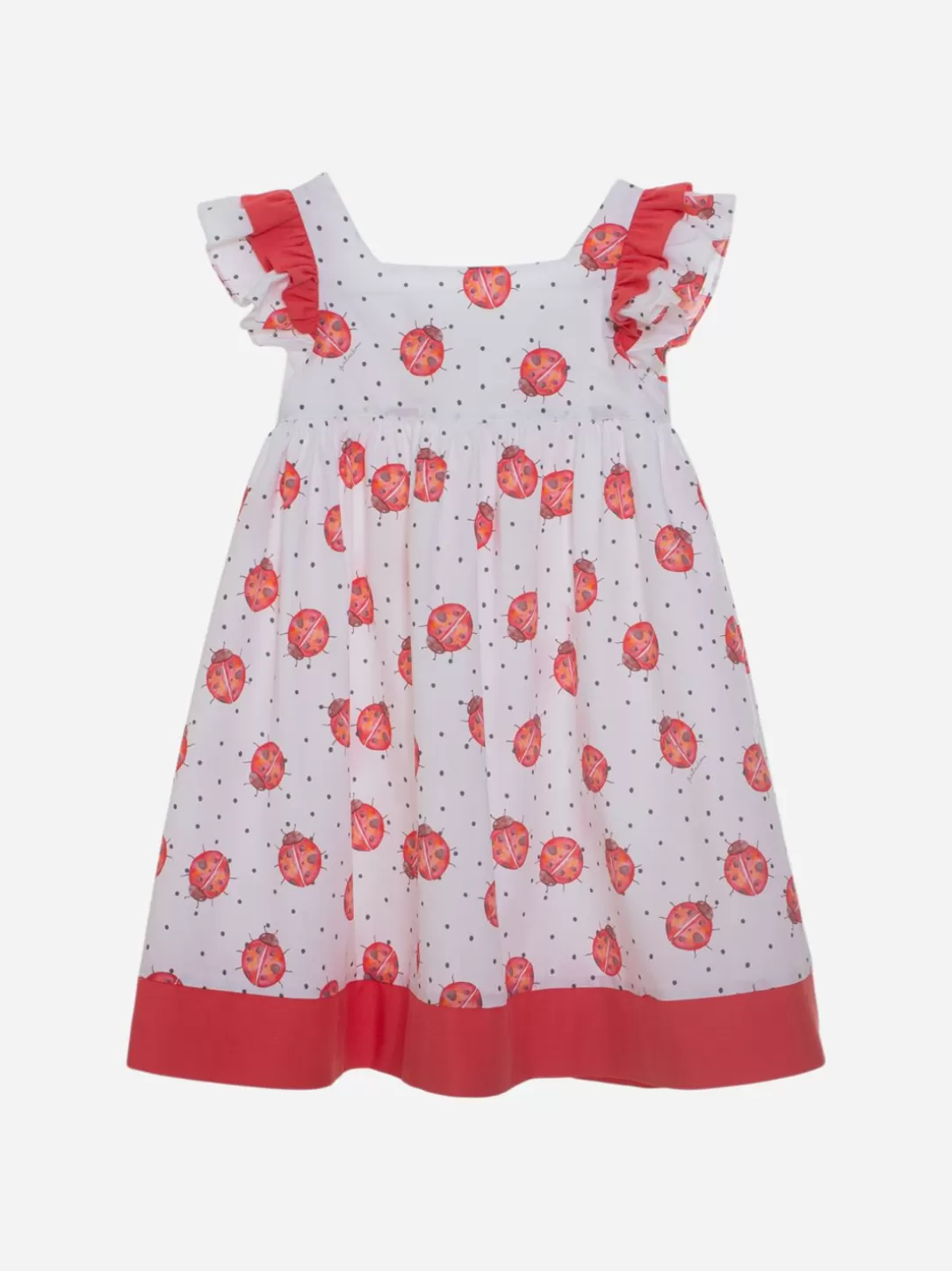 Baby Patachou Lady Bug Print Girls Dress