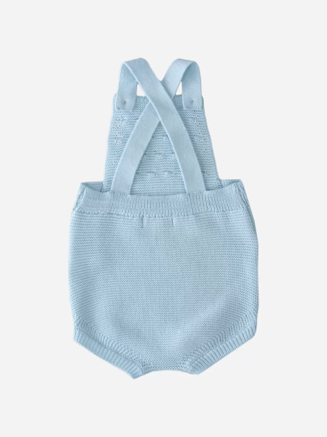 Baby Patachou Light Blue Knit Romper