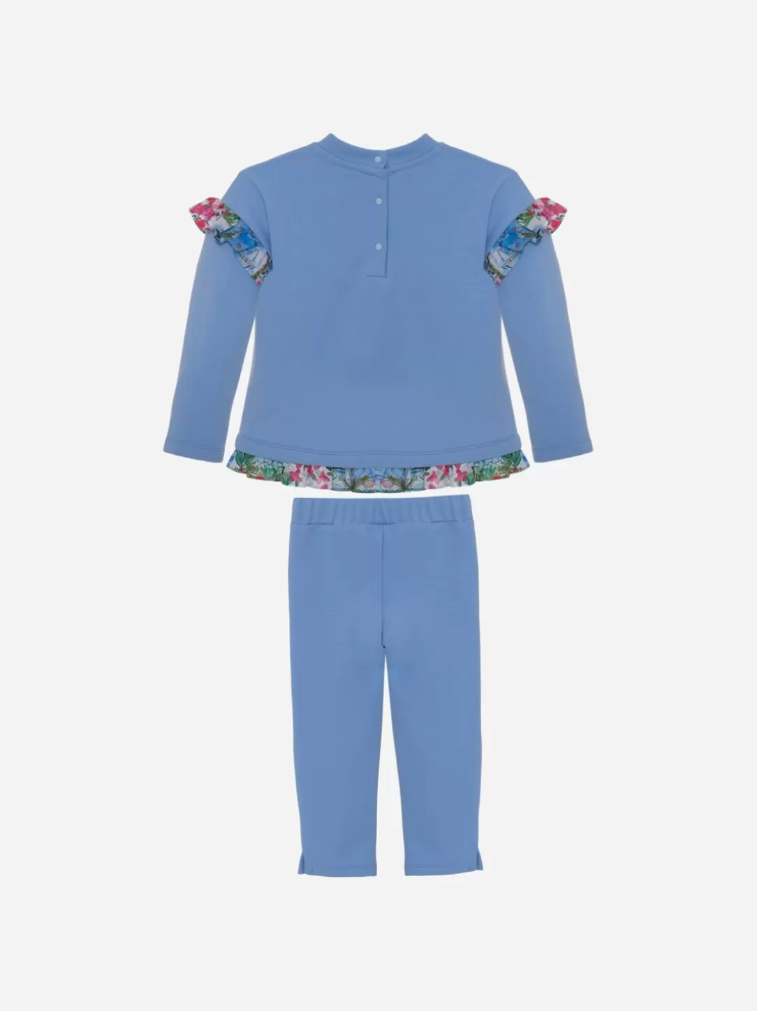 Girl Patachou Light Blue Liberty Print Tracksuit