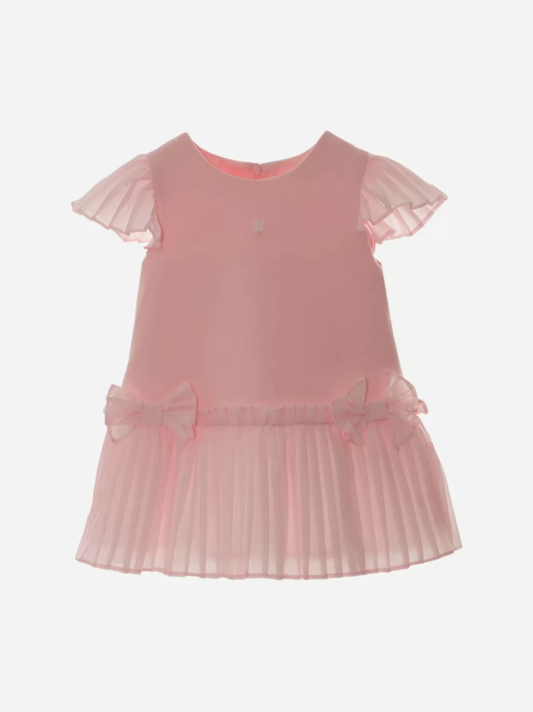 Baby Patachou Light Pink Dress Decorated With Bows