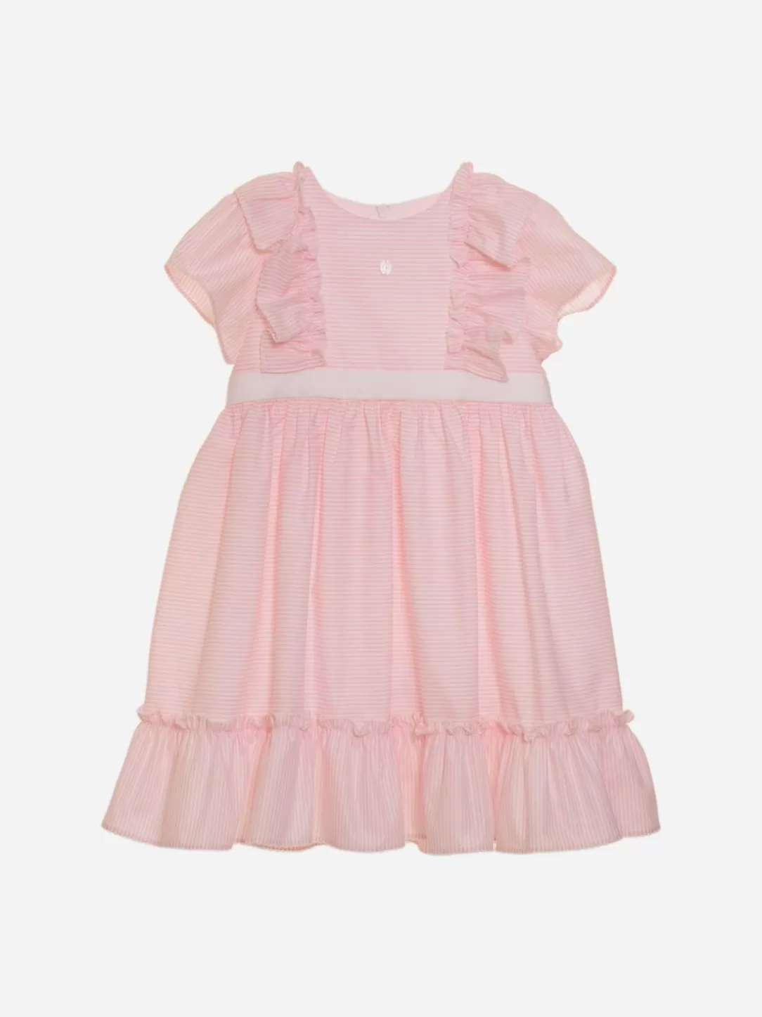 Baby Patachou Light Pink Striped Girls Dress