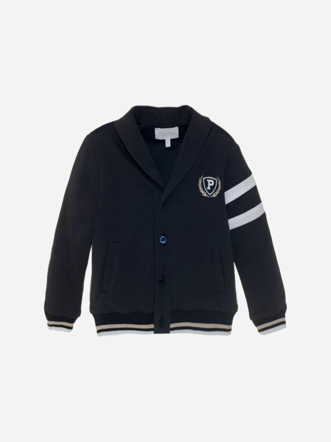 Baby Patachou Marine Cotton Fleece Jacket