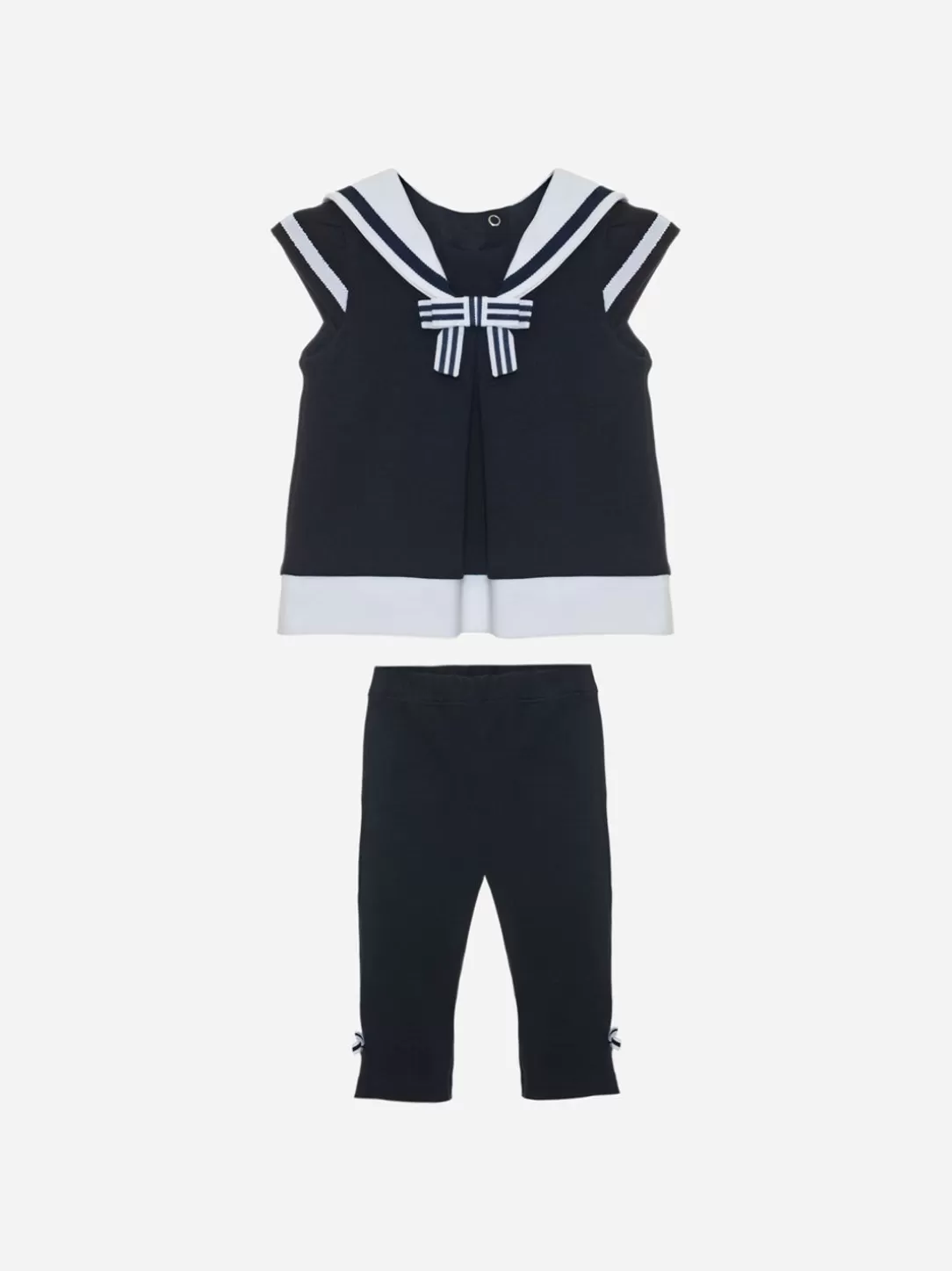 Baby Patachou Marine T-Shirt And Pants Set