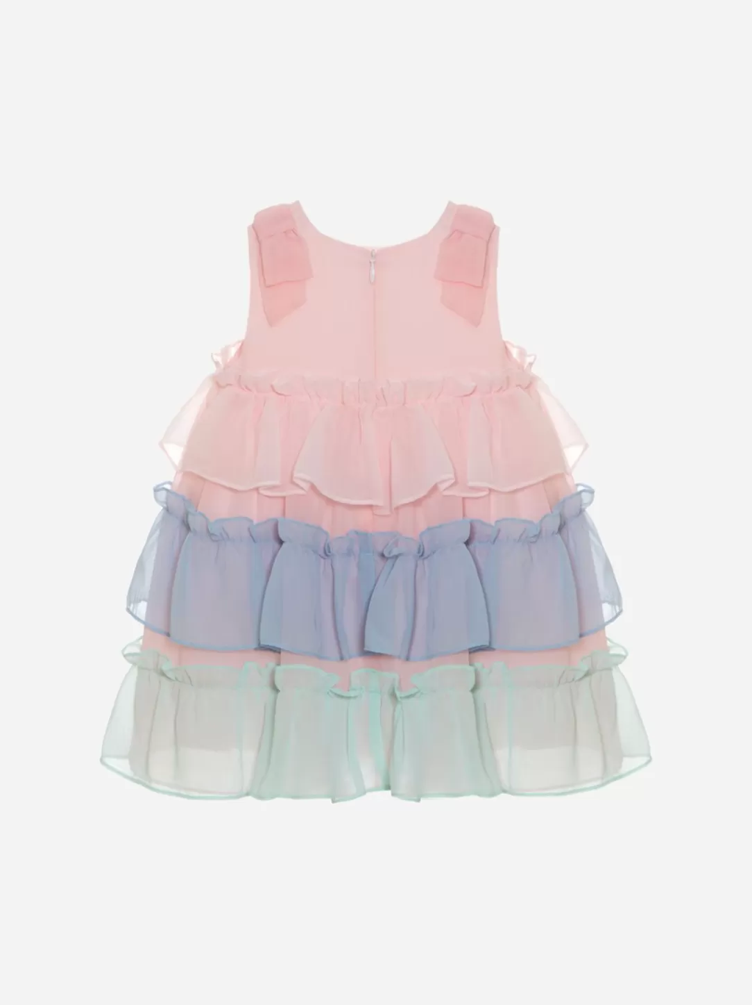 Baby Patachou Multicolor Dress Made In Chiffon