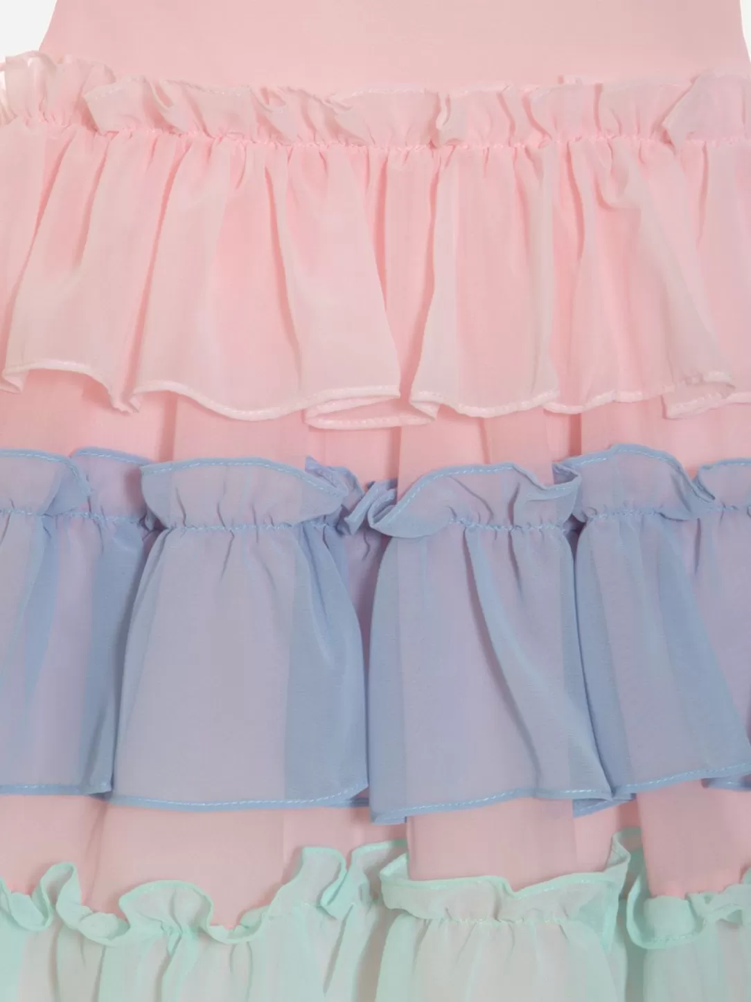 Baby Patachou Multicolor Dress Made In Chiffon