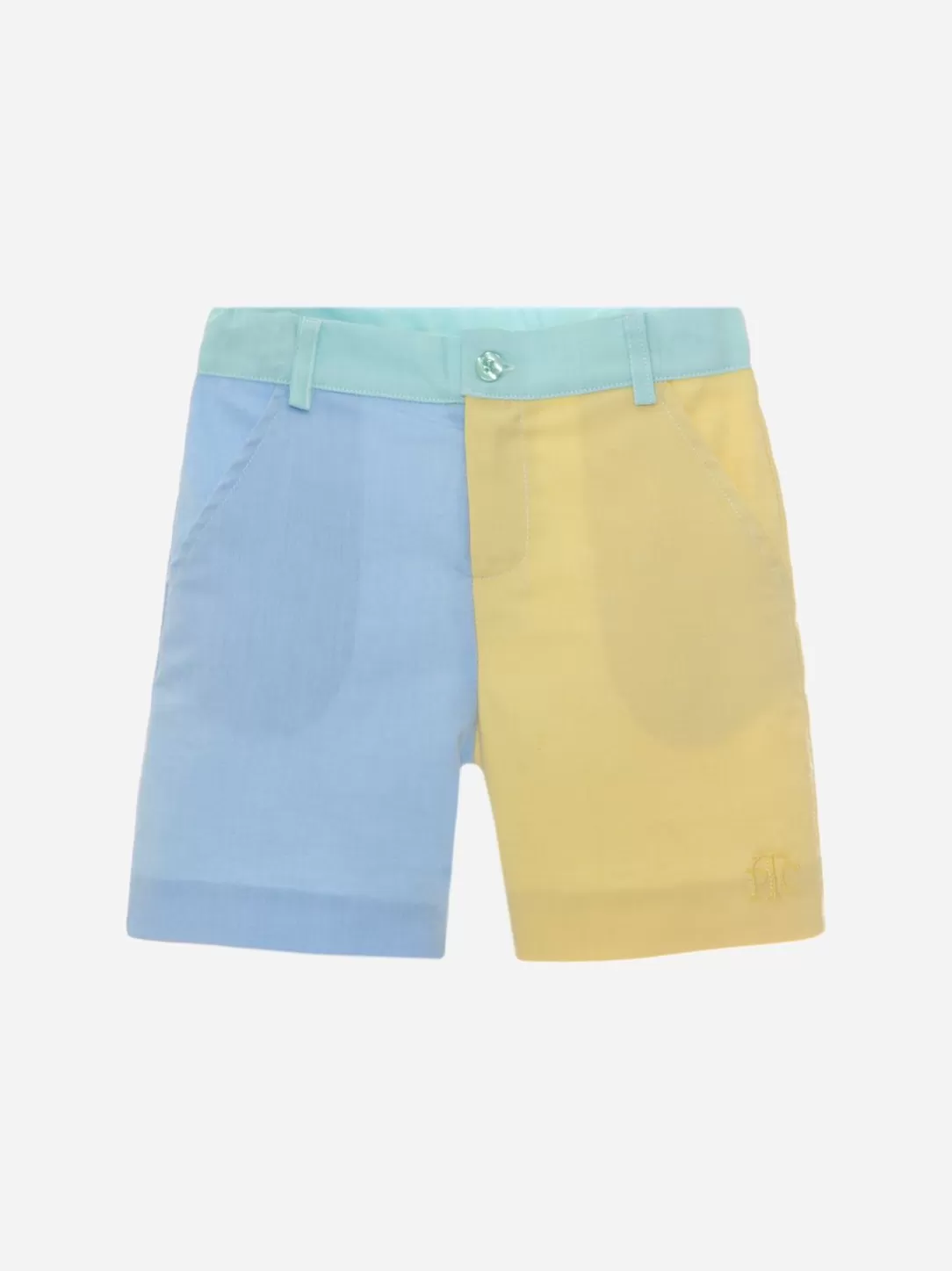 Boy Patachou Multicolor Oxford Shorts