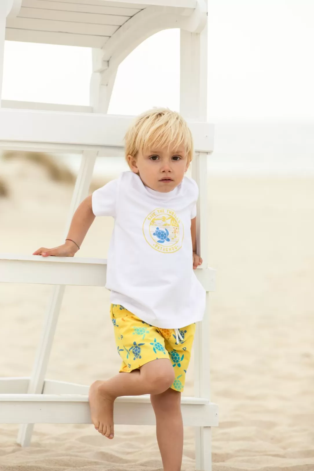 Baby Patachou Multicolor Turtles Swim Shorts
