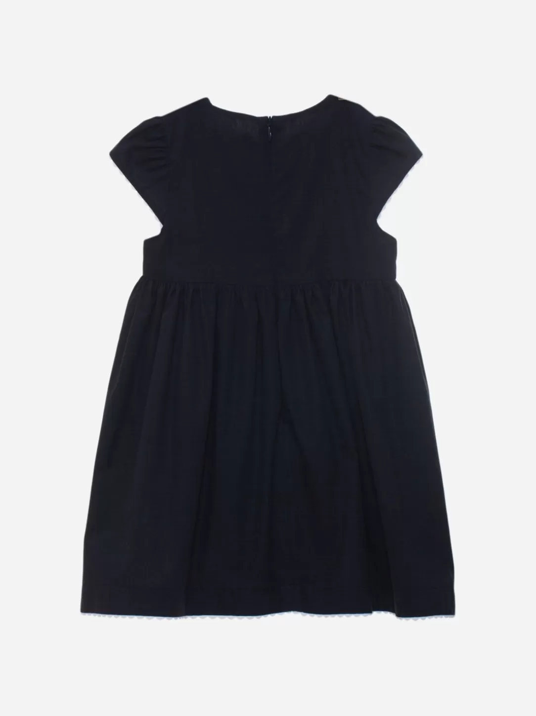 Baby Patachou Navy Blue Dress With Lace