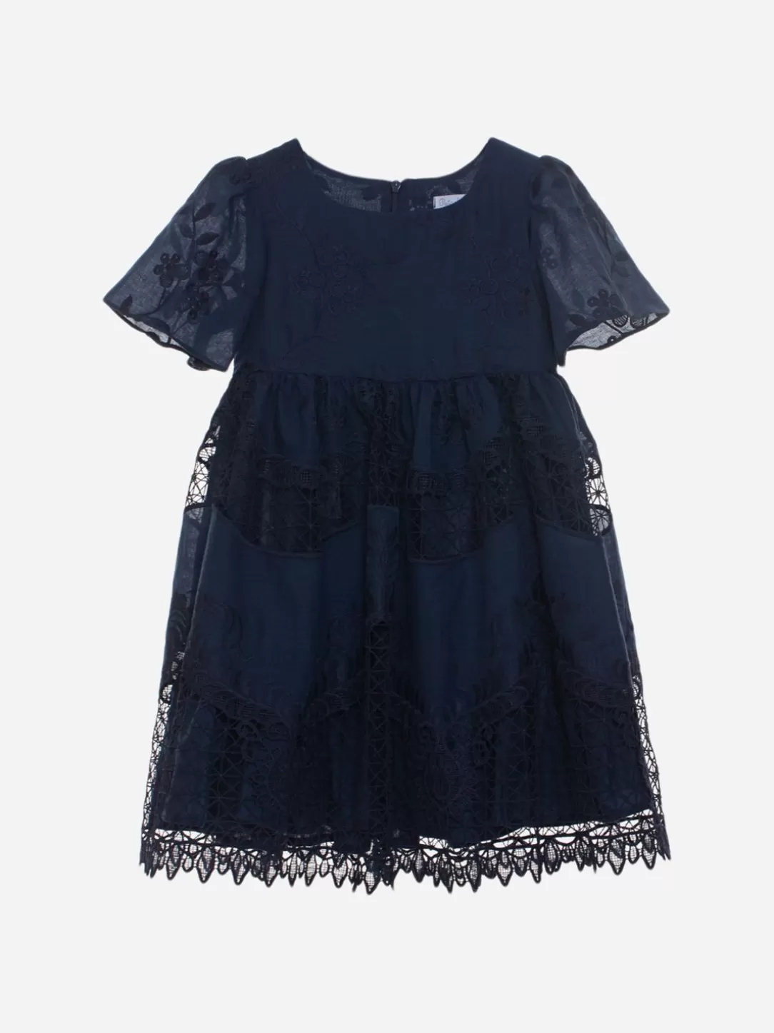 Girl Patachou Navy Blue Girls Dress