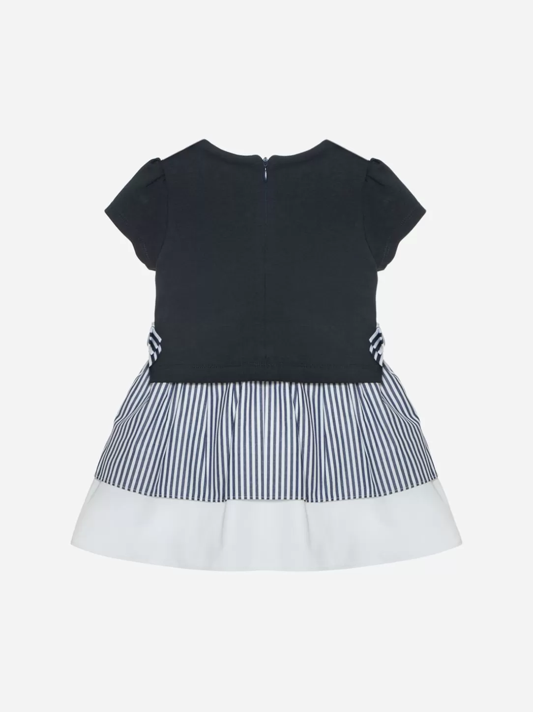 Baby Patachou Navy Blue Interlock Dress