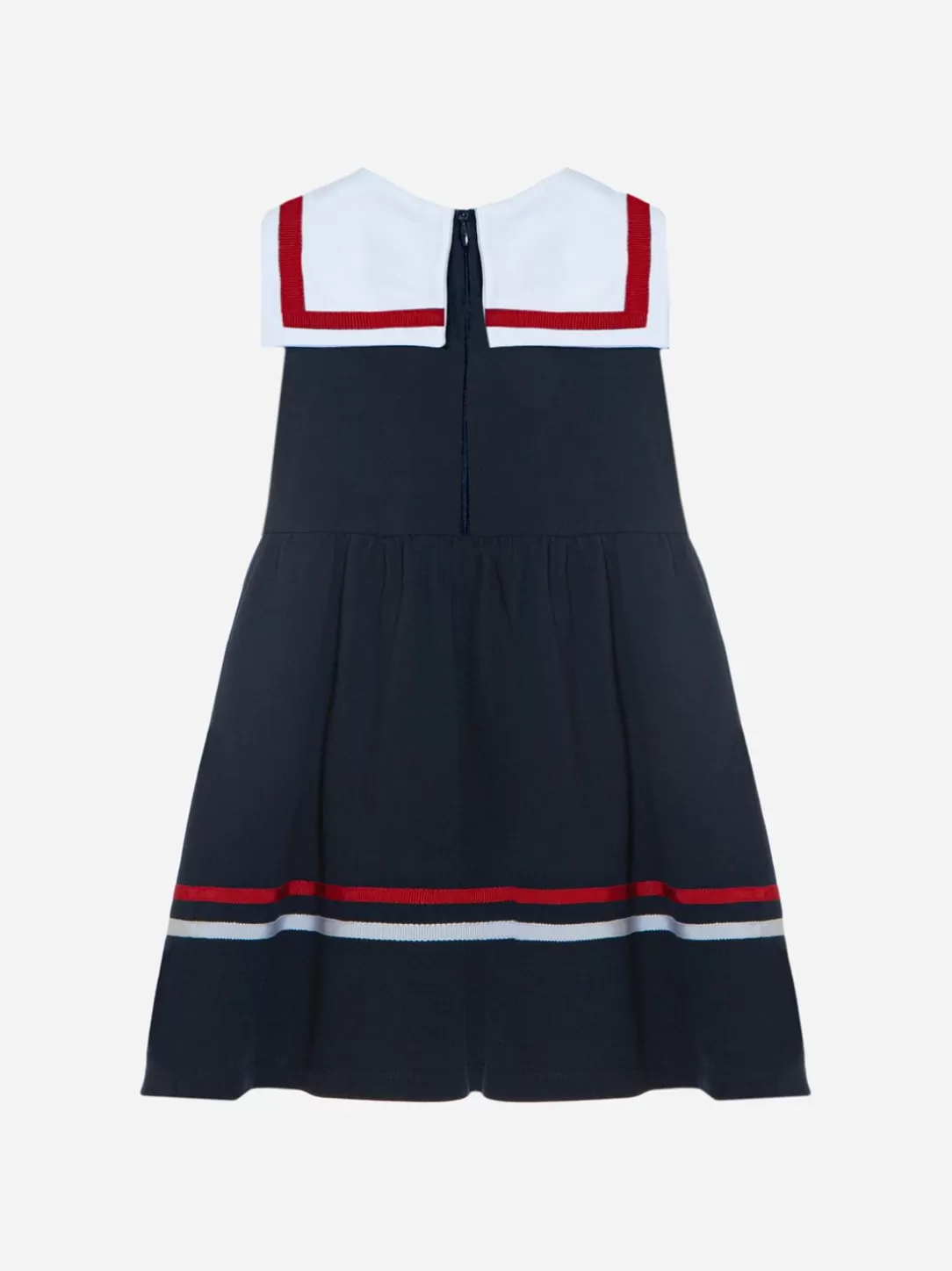 Girl Patachou Navy Blue Navy Blue Dress With Bow