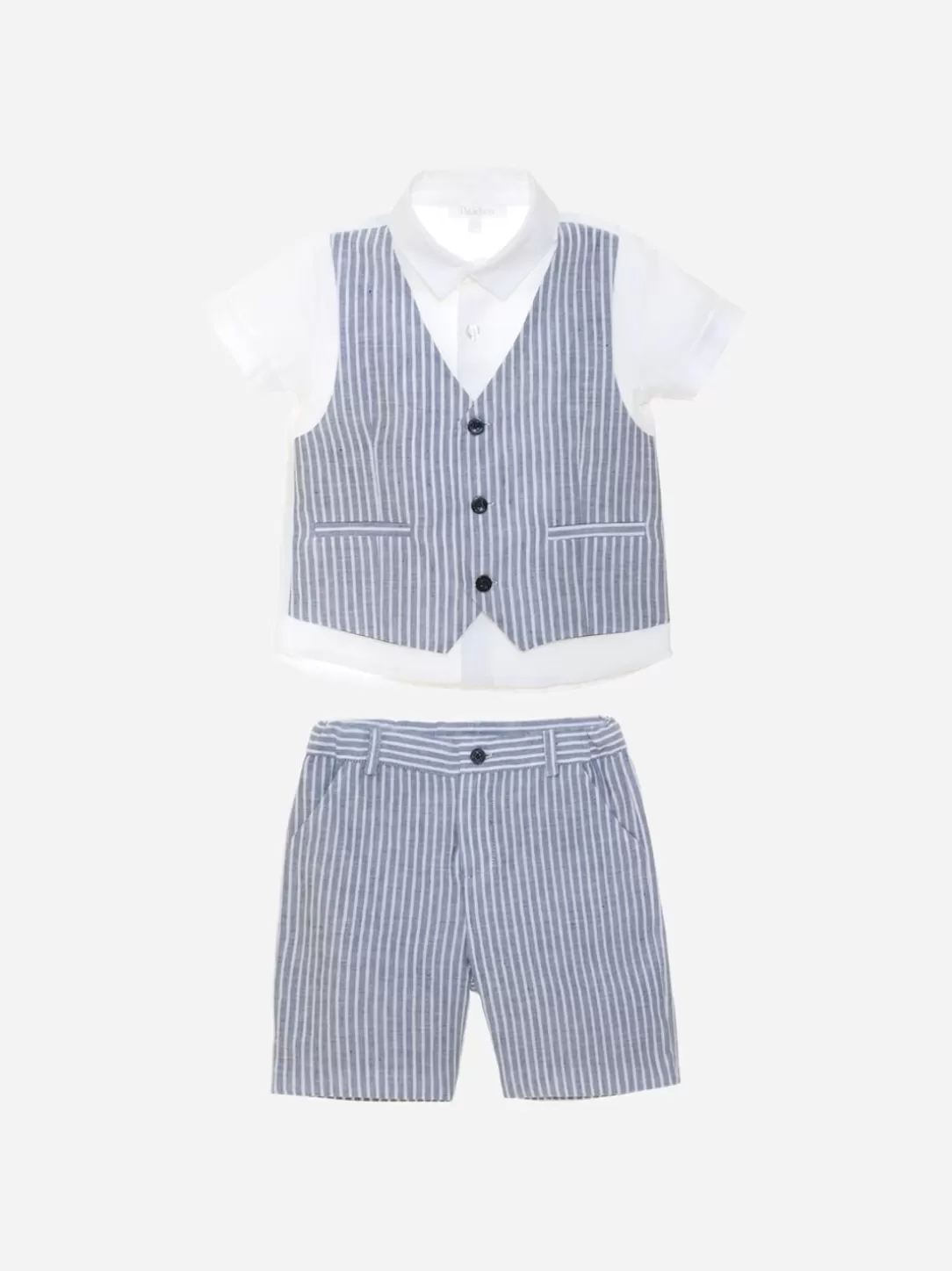 Baby Patachou Navy Stripes Set