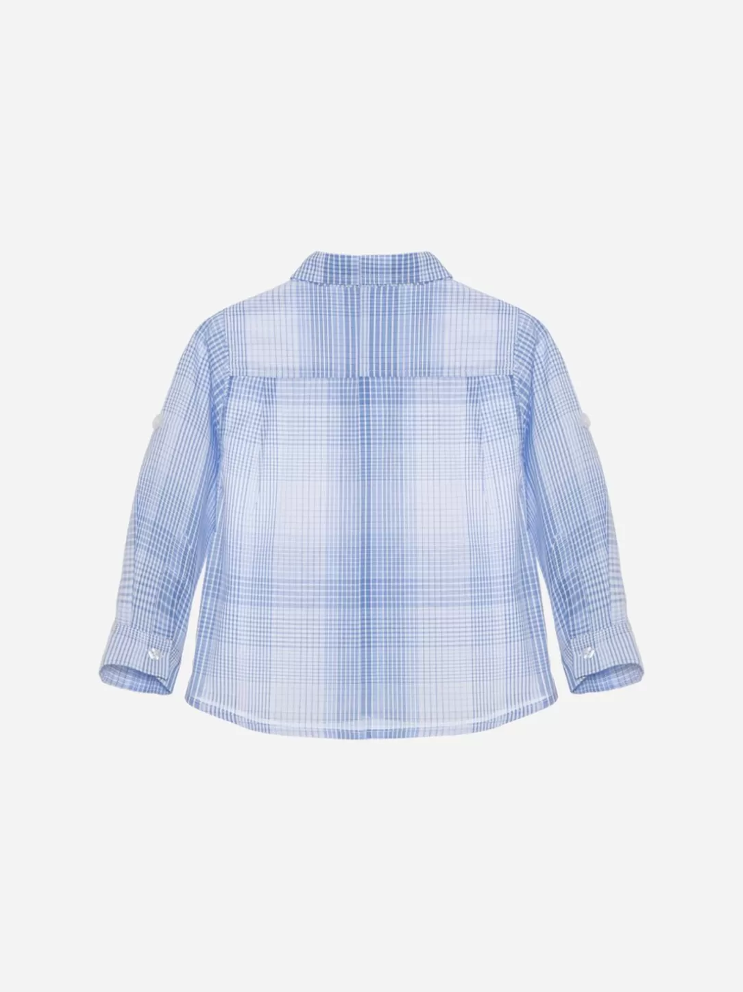 Boy Patachou Pale Blue Check Shirt