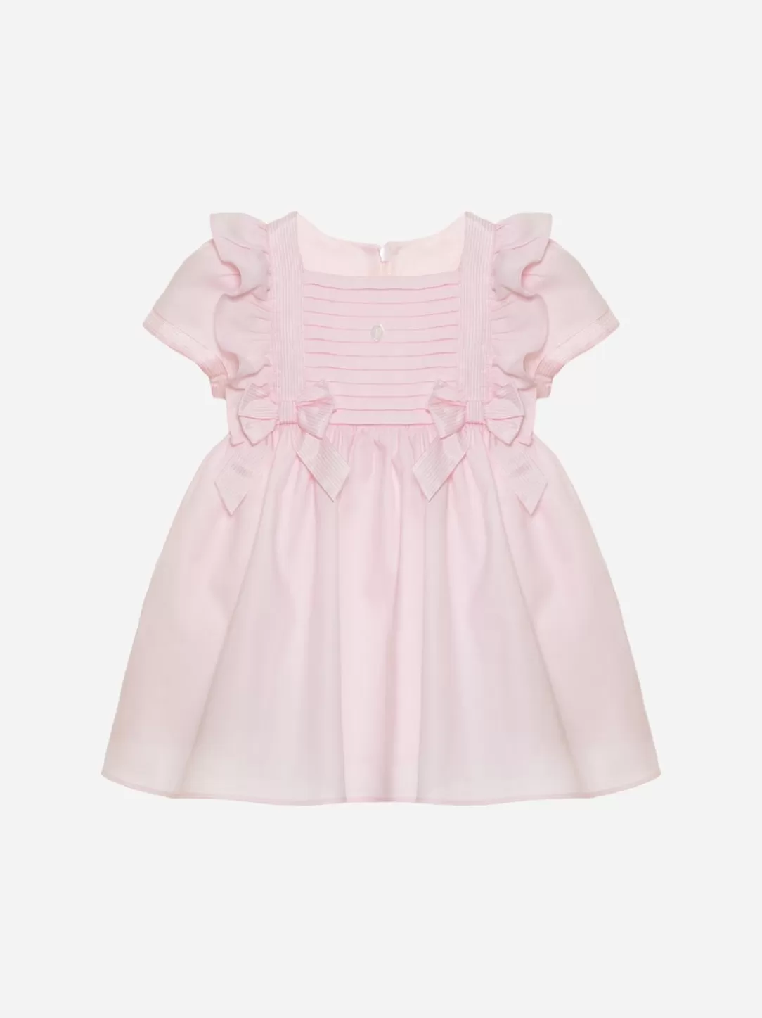 Baby Patachou Pale Pink Dress Made In Fustian Fabric