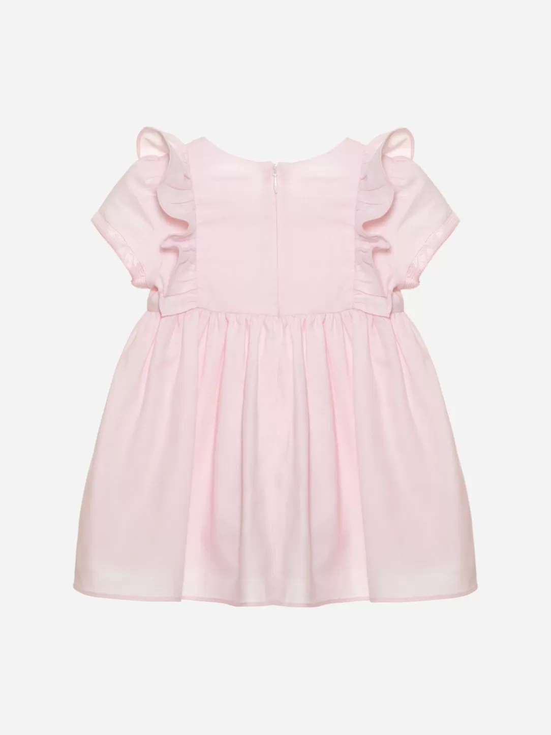 Baby Patachou Pale Pink Dress Made In Fustian Fabric