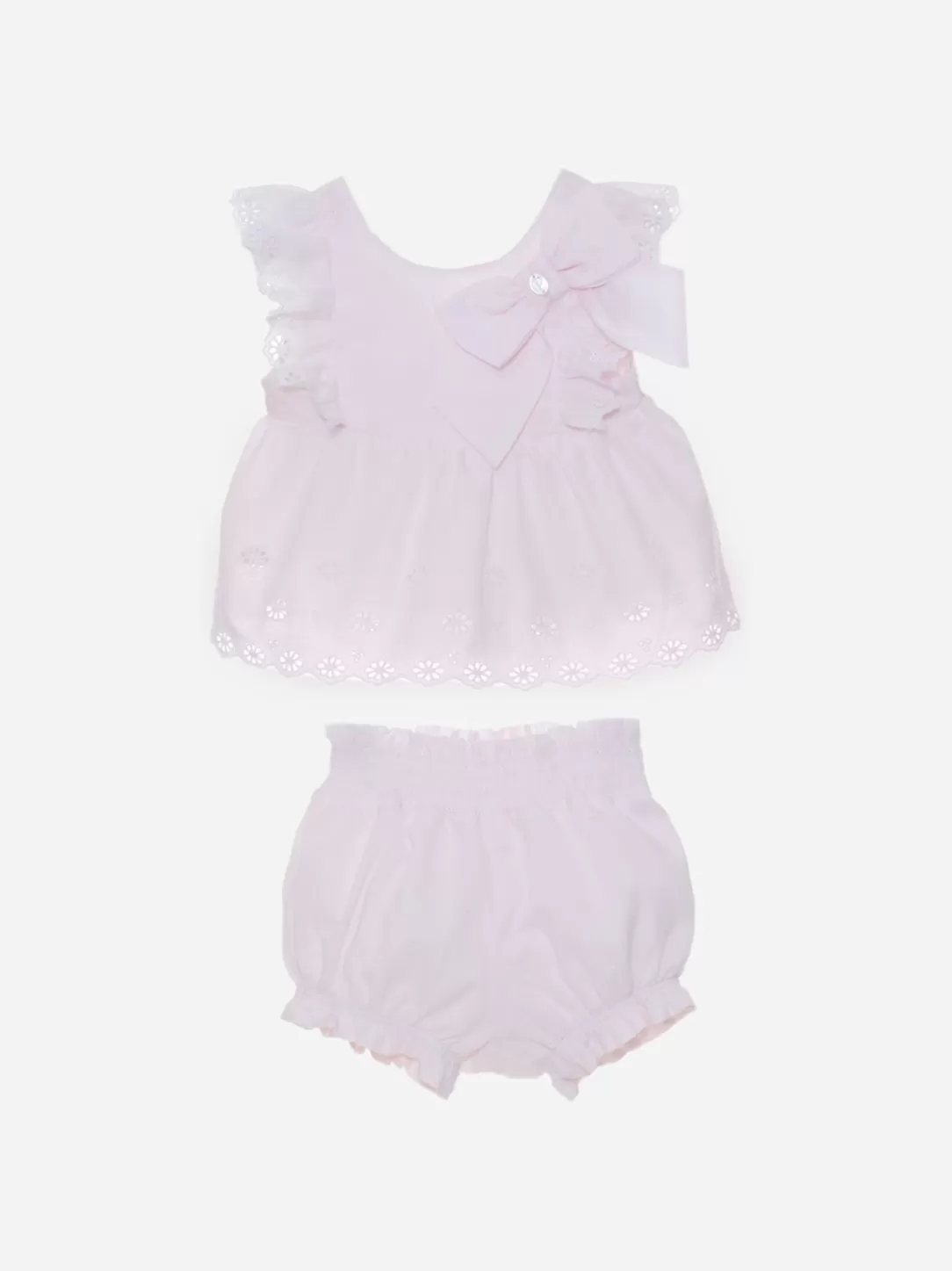 Baby Patachou Pink Baby Girl Set With Bows