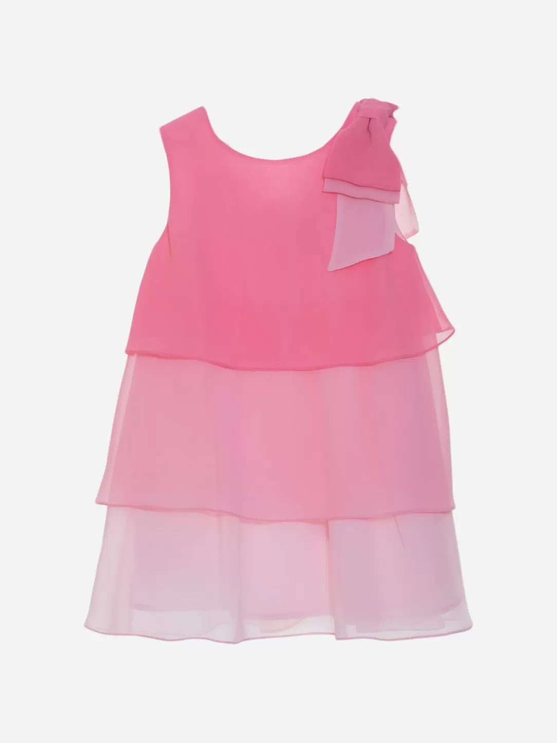 Girl Patachou Pink Chiffon Girls Dress