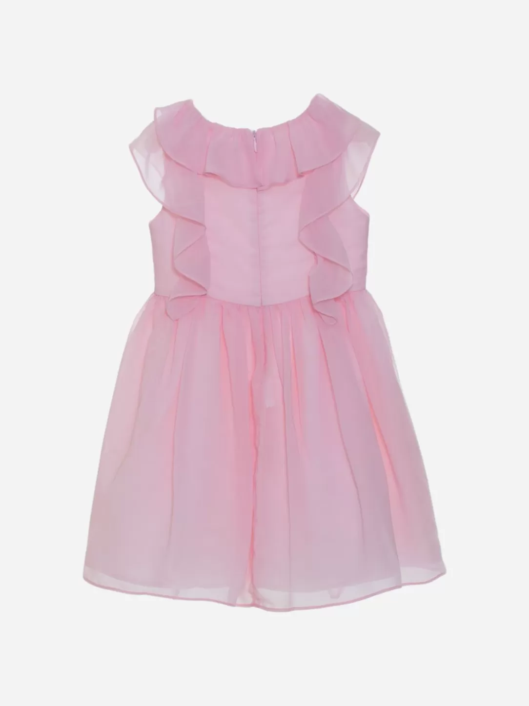 Girl Patachou Pink Chiffon Girls Dress