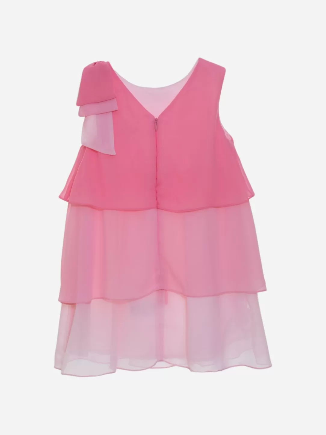 Girl Patachou Pink Chiffon Girls Dress