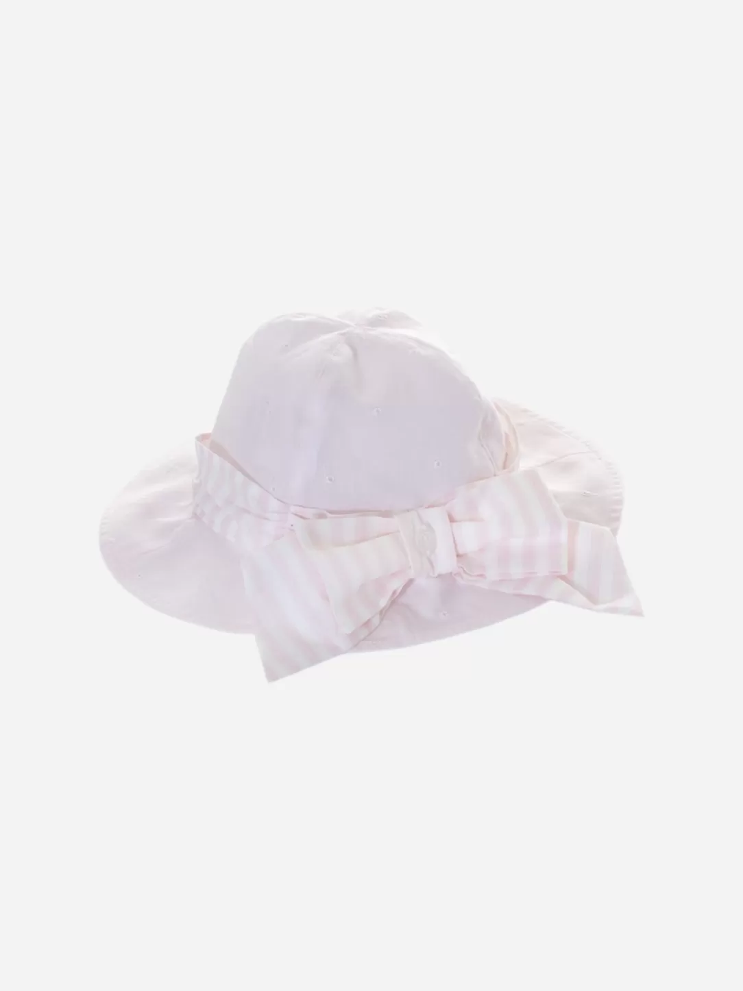 Baby Patachou Pink Cotton Hat With Bow